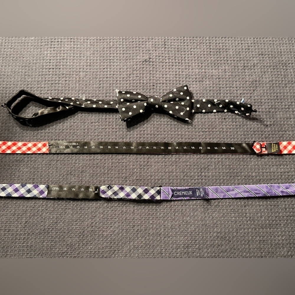 Bow Ties- set of 3